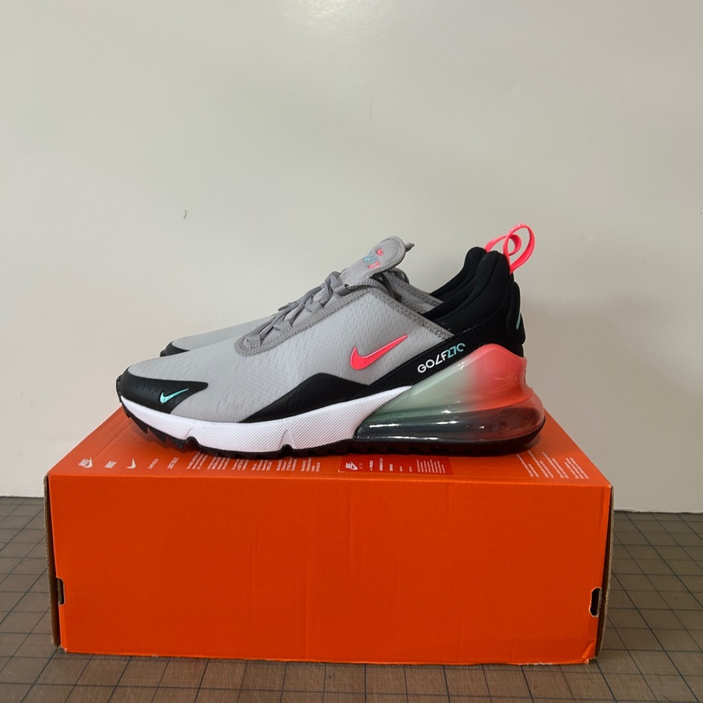 Nike Air Max 270 Golf ‘Atmosphere Grey Hot Punch’